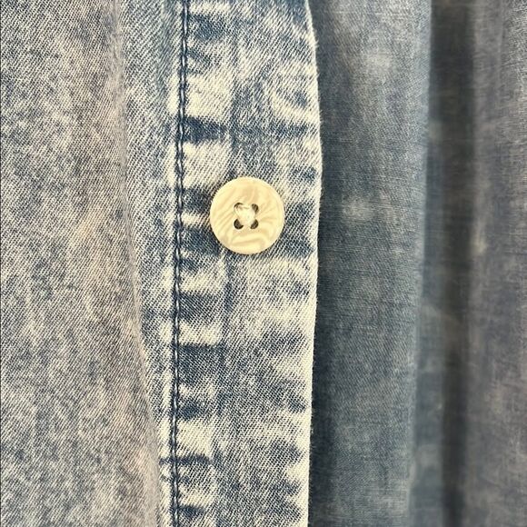 Cotton-On Denim Button-Up Shirt - Picture 3 of 5